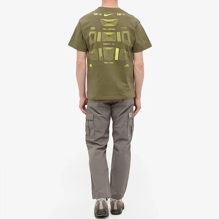 Nike ISPA T Shirts Men Green-3