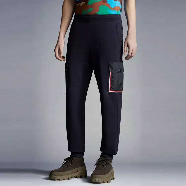 Moncler SS22 Cargo Pants Men Blue-3