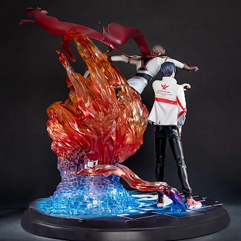 BANDAI The King's Avatar Protagonist Group Bandai The King's Avatar Ye Xiu & Lord Grim Ichiban Kuji 32cm Scale Figures-3