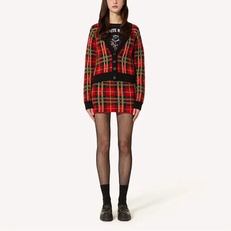 Valentino SS21 Skirt Women's Red-4