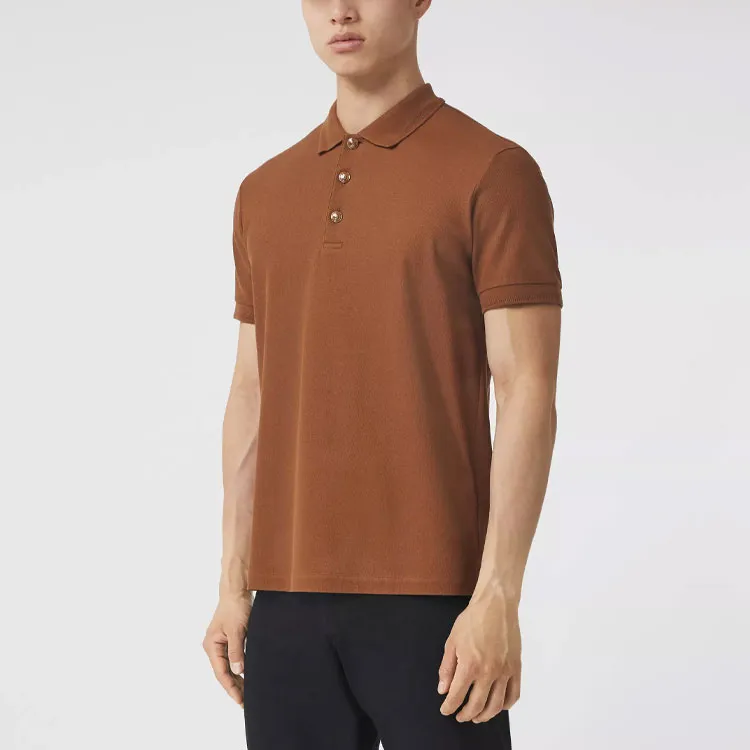 Burberry Polo Shirts Men Orange-3