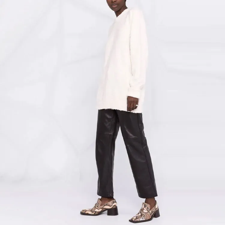MM6 Maison Margiela Loose Fit Sweater Women's White-3
