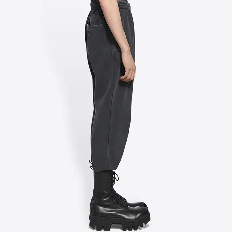 Balenciaga Women's Sporty B Stretch Knee Sweatpants Black/White-4