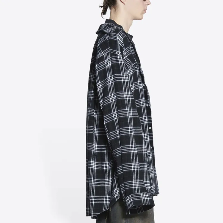 Balenciaga Trompe L'Œil Shirt Men's Black-5