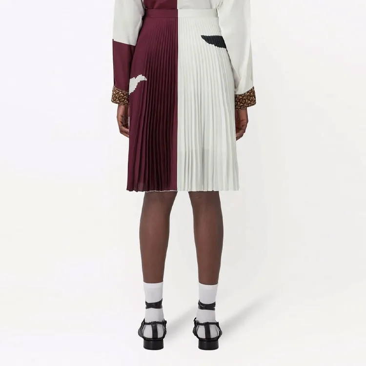 Burberry FW21 Casual Long Skirts Women's Multicolor-2