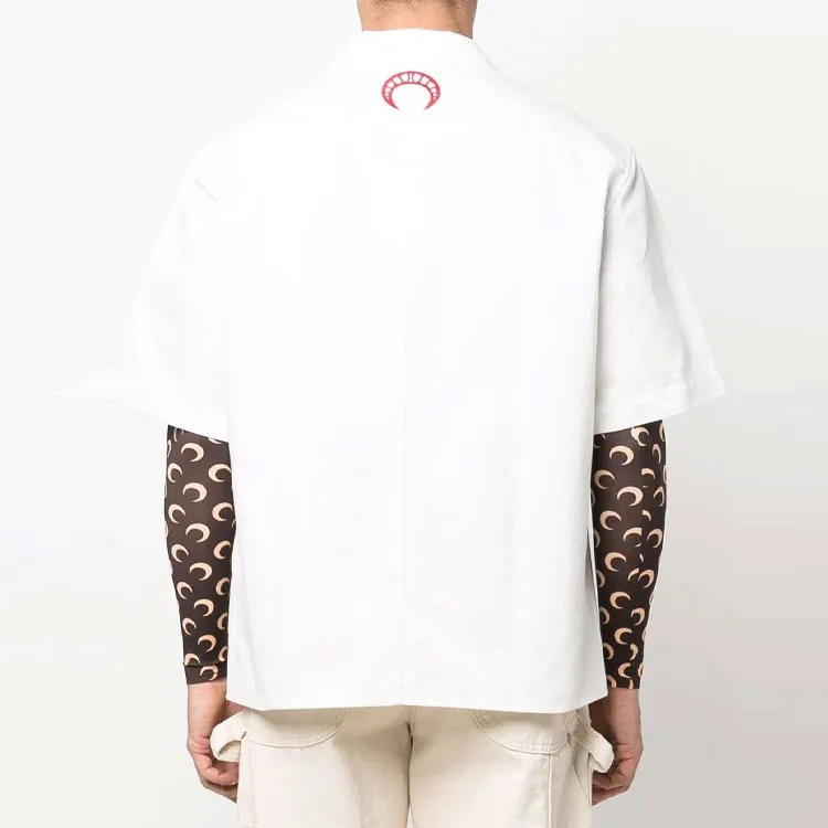Marine Serre Shirts Men White-2