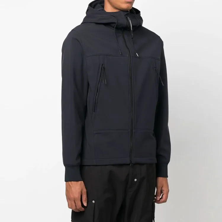 C.P. Company Zip-up Stretch-cotton Hooded Jacket-4