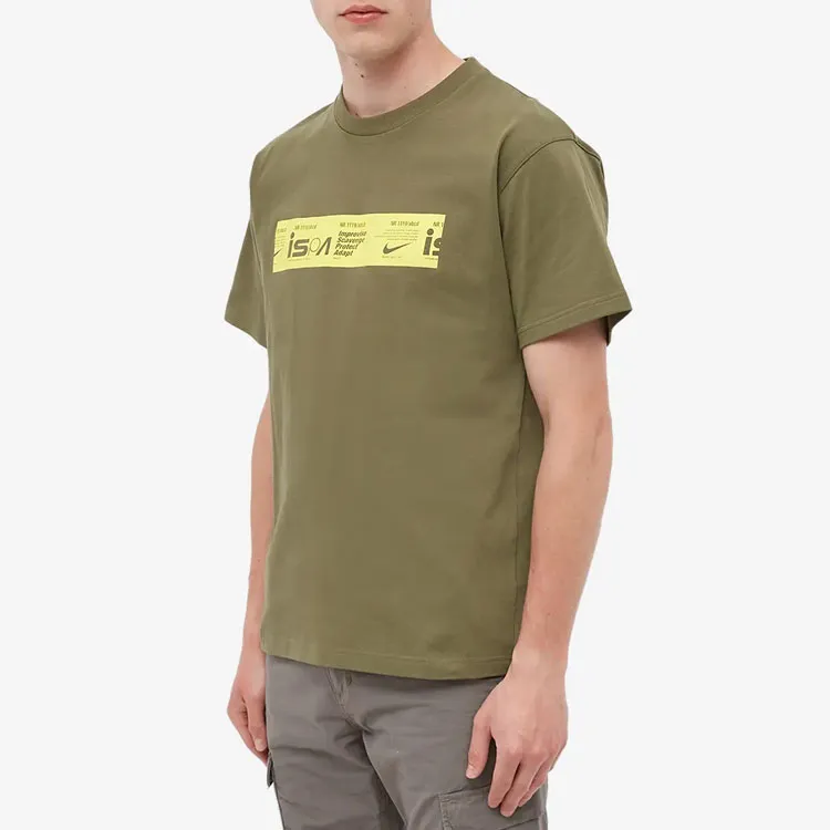 Nike ISPA T Shirts Men Green-1