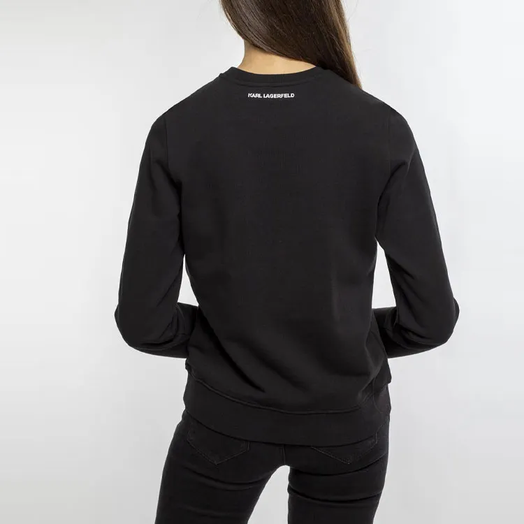 KARL LAGERFELD / Karl Lagerfeld Jeans K/Ikonik Embellished Crewneck Sweatshirt-2