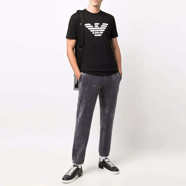 EMPORIO ARMANI Logo Printed Crewneck T Shirt-3