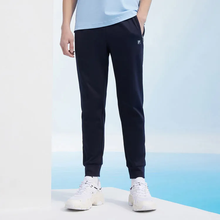 FILA Knitted Sweatpants Men Legend Blue-2