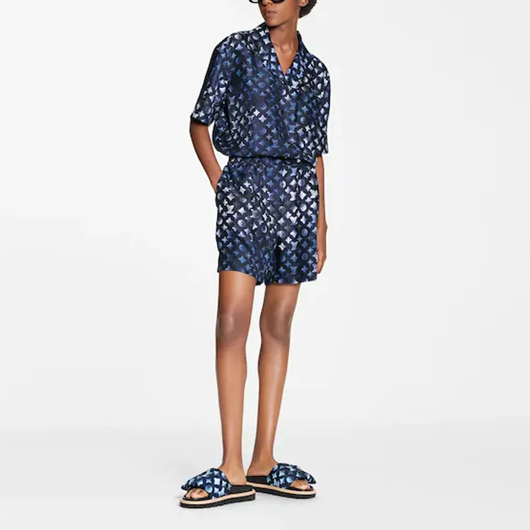 LOUIS VUITTON Mahina Monogram Short Sleeved Playsuit-2