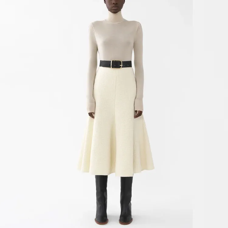 Chloé Casual Long Skirts Women's White-2