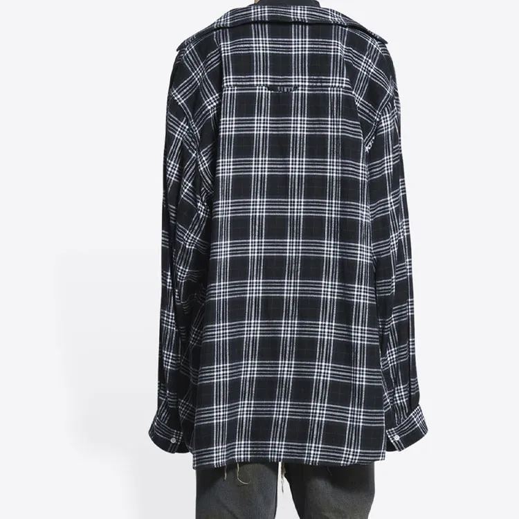Balenciaga Trompe L'Œil Shirt Men's Black-4