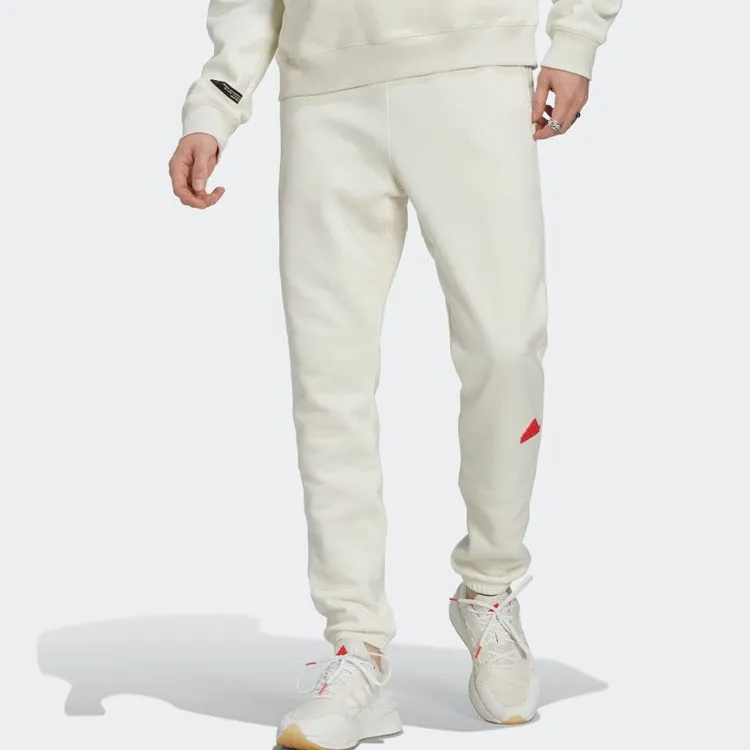 Adidas Knitted Sweatpants Men White-1