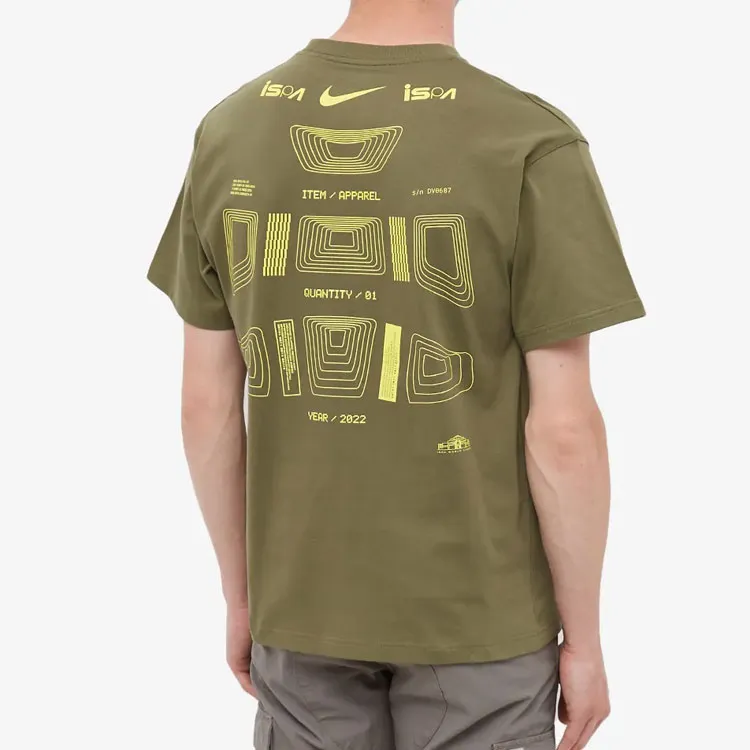 Nike ISPA T Shirts Men Green-2