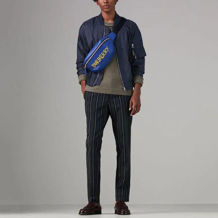 Burberry Jackets Men Navy Blue-3
