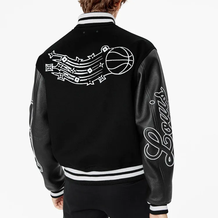 LOUIS VUITTON X Nba Leather Basketball Jacket-2