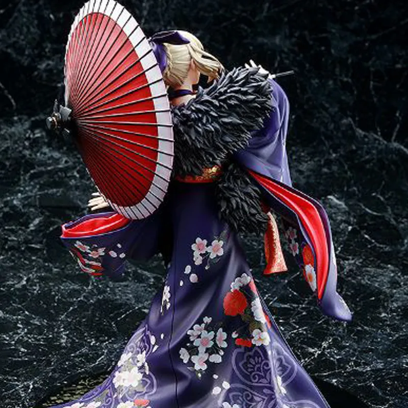 ALTER Fate Black Saber Altria Kimono With Base Scale Figures 27.4cm-3