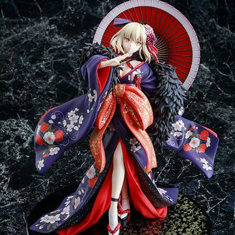 ALTER Fate Black Saber Altria Kimono With Base Scale Figures 27.4cm-1