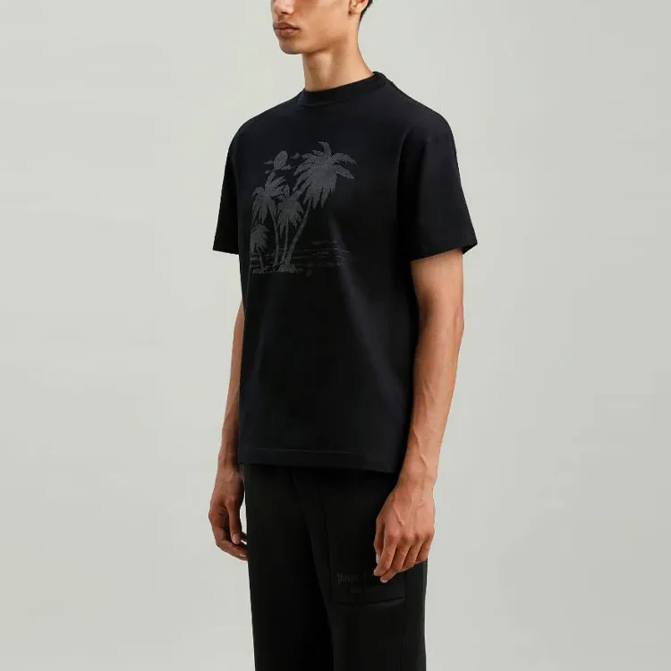 PALM ANGELS X Team Wang Palm Trees T shirt-6