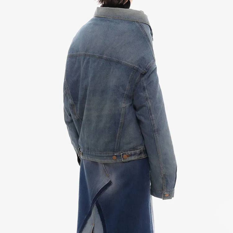 Balenciaga Deconstructed Jacket 'Blue'-2
