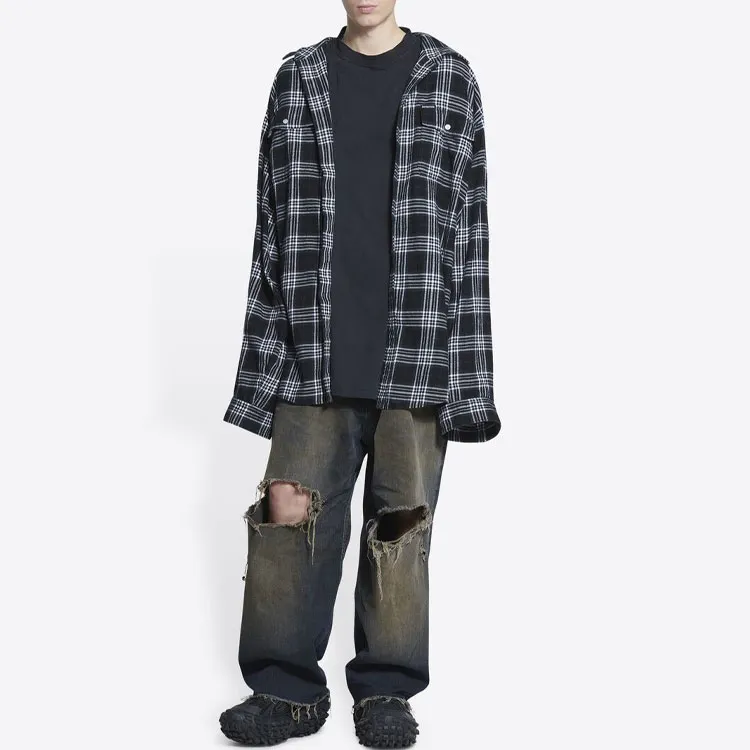 Balenciaga Trompe L'Œil Shirt Men's Black-2