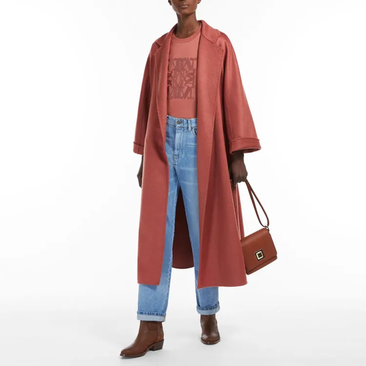 MaxMara Labbro Series Coat Women's Brick Red-1