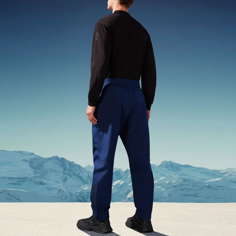 Moncler Knitted Sweatpants Men Royal Blue Color-1