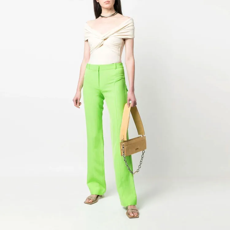 Jacquemus Le Pantalon Meloia 'Green'-1