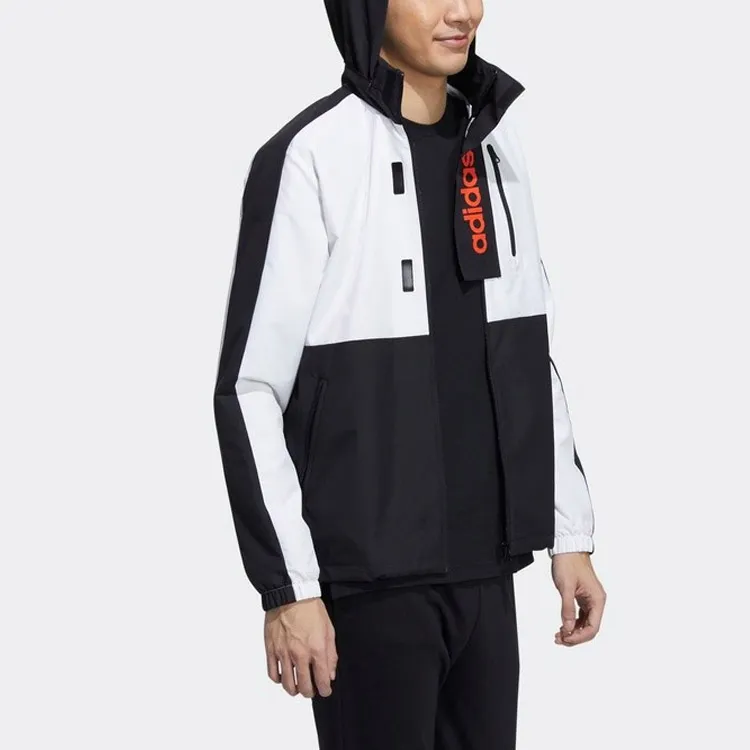 Adidas Neo Jackets Men Black/White-4