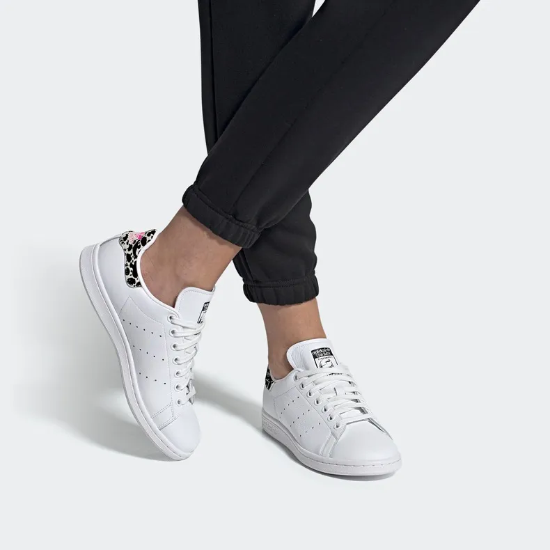 Adidas Stan Smith White Animal Print Women's-5