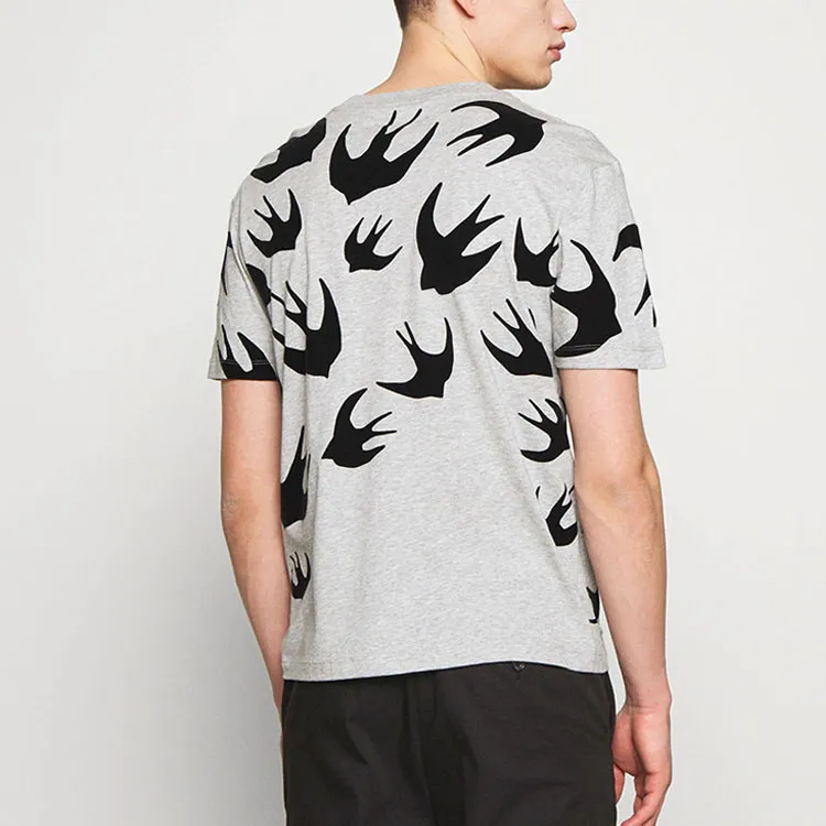 McQ Alexander McQueen T Shirts Men Gray-4