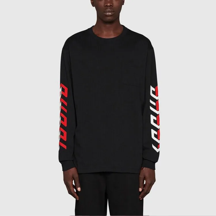 GUCCI Mirror Logo Print Crewneck-2