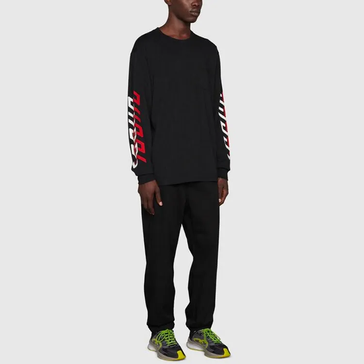GUCCI Mirror Logo Print Crewneck-1
