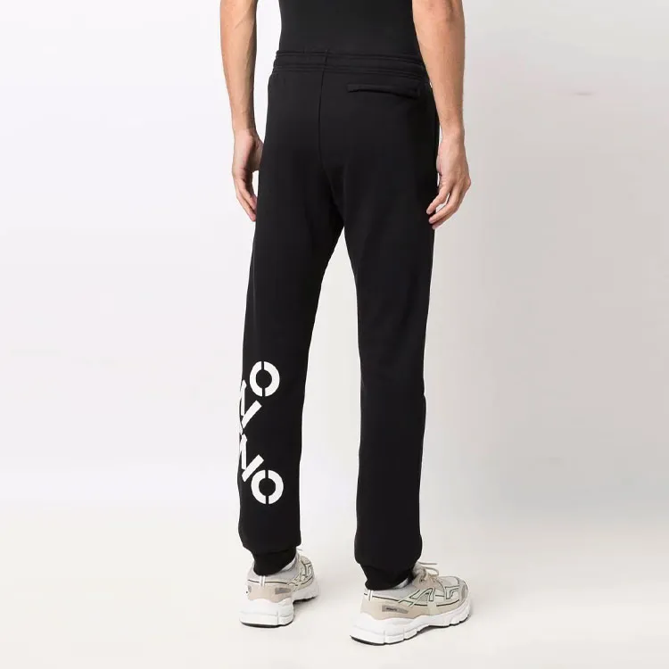 KENZO Knitted Sweatpants Men Black-3