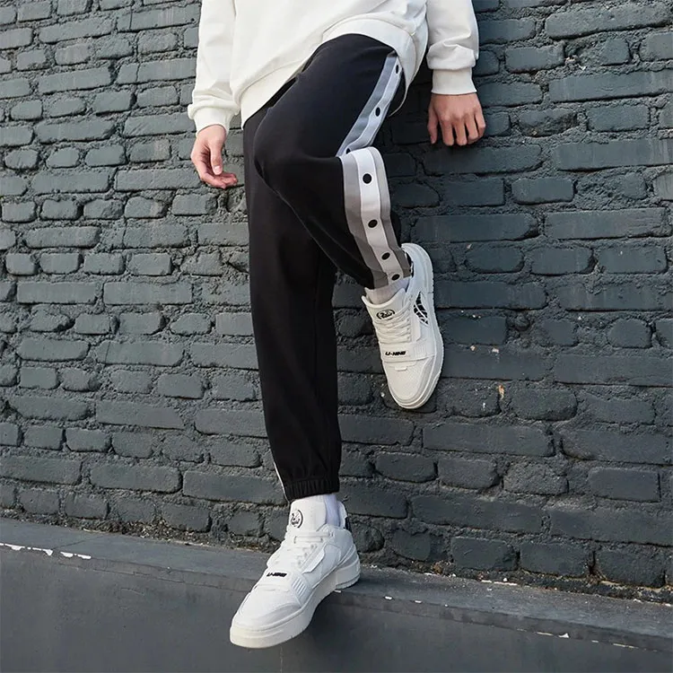 LiNing Basketball Collection Sports Pants Men's Black-4