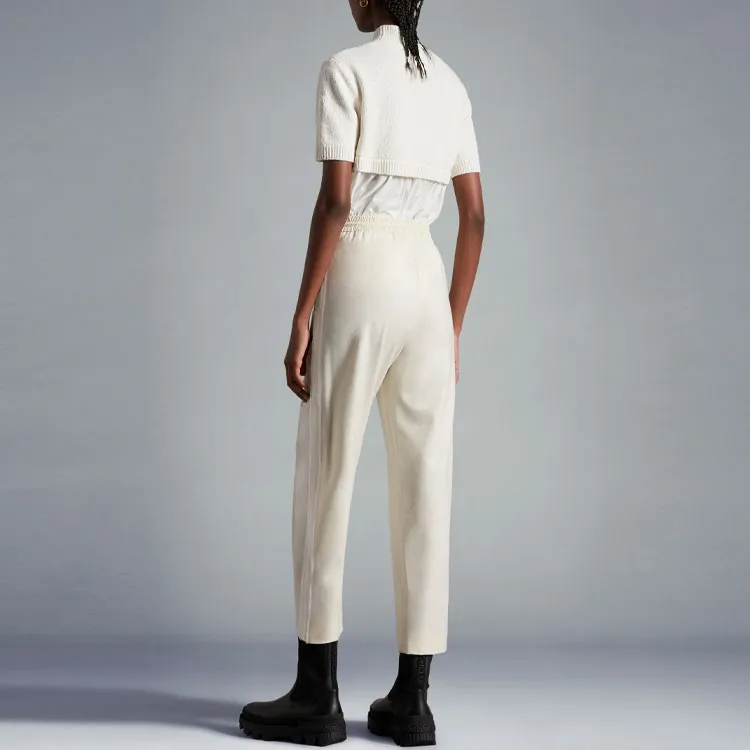 Moncler Casual Pants Women's Beige-2