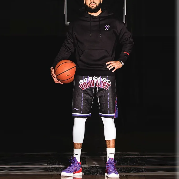 LiNing Sports Basketball Collection Basketball Shorts Men's Black-2