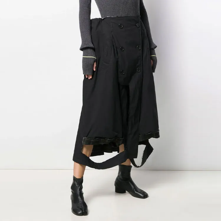 Maison Margiela Casual Long Skirts Women's Black-2