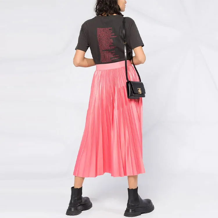 Givenchy Logo Trim Pleated Skirt-3