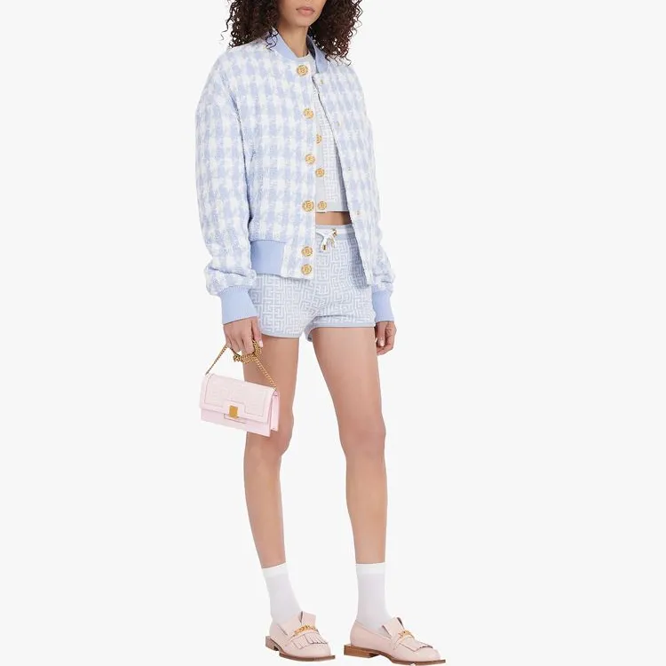 BALMAIN Jackets Women's Blue-4