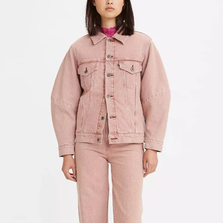 Levis Denim Jacket Women's Pink-2