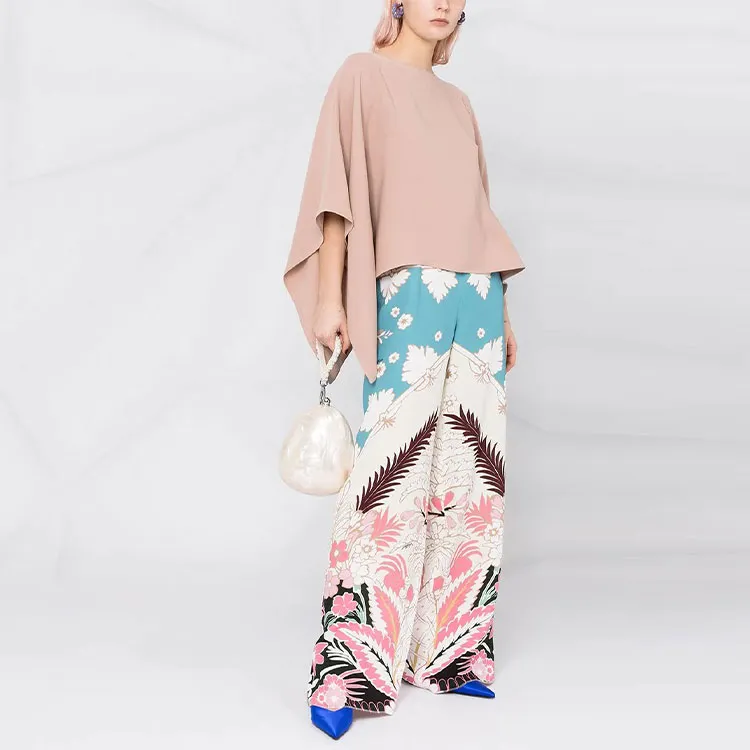 Valentino FW21 Crop Tops Women's Pink-1