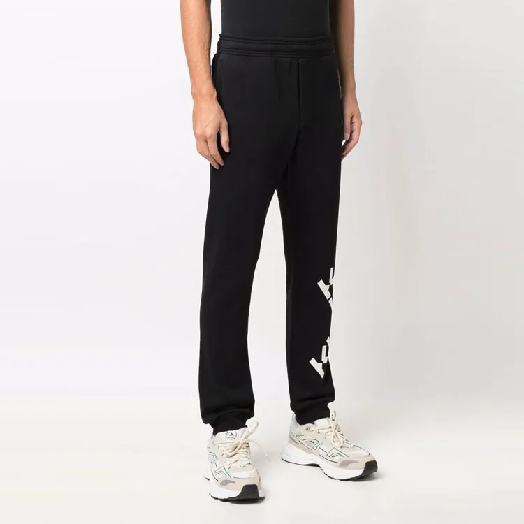 KENZO Knitted Sweatpants Men Black-4