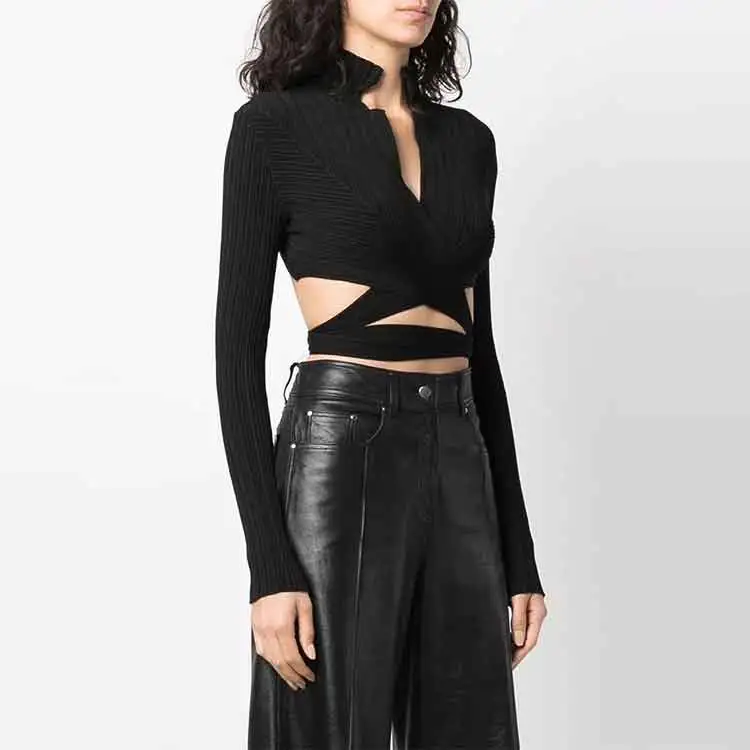 PHILOSOPHY DI LORENZO SERAFINI Cut-Out Long-Sleeved Top-3