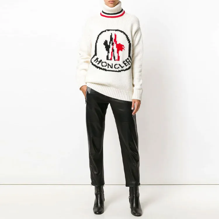 Moncler Loose Fit Sweater Women's White-1