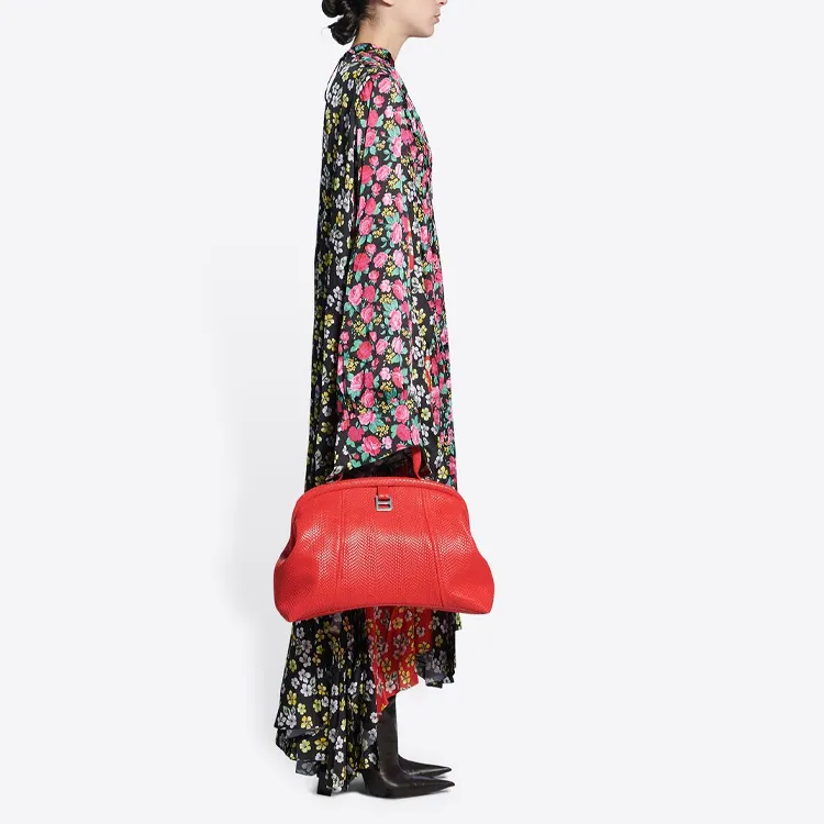 Balenciaga Long-Sleeved Dresses Women's Pink-2
