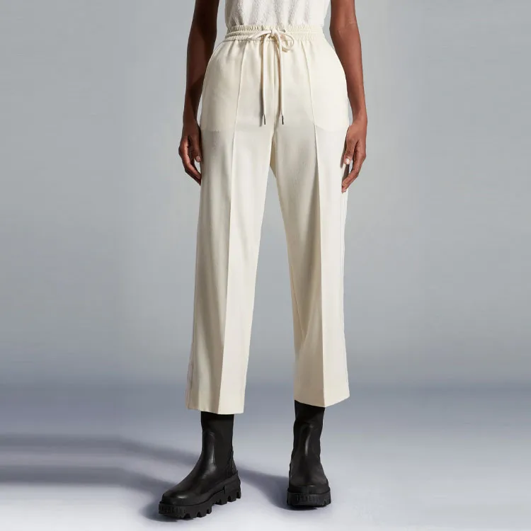 Moncler Casual Pants Women's Beige-3