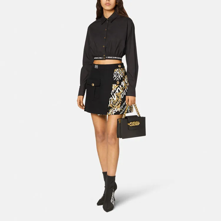 VERSACE JEANS COUTURE FW22 Skirt Women's Black-1